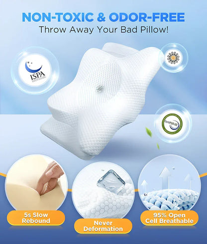 CloudCradle™ | Memory Foam Neck Pillow