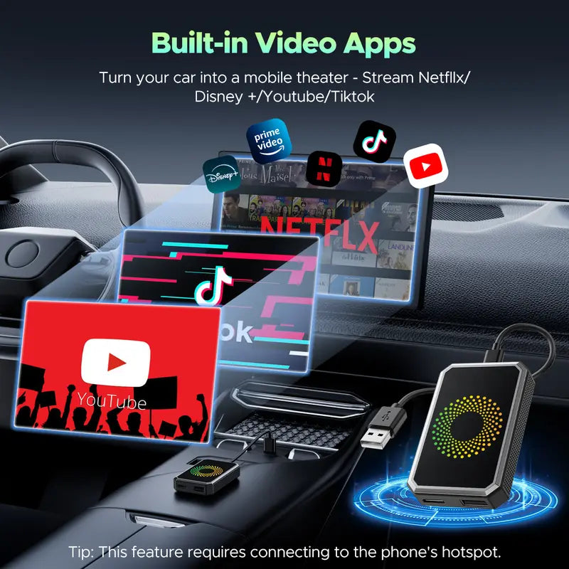CarPlay Streaming Hub Android System